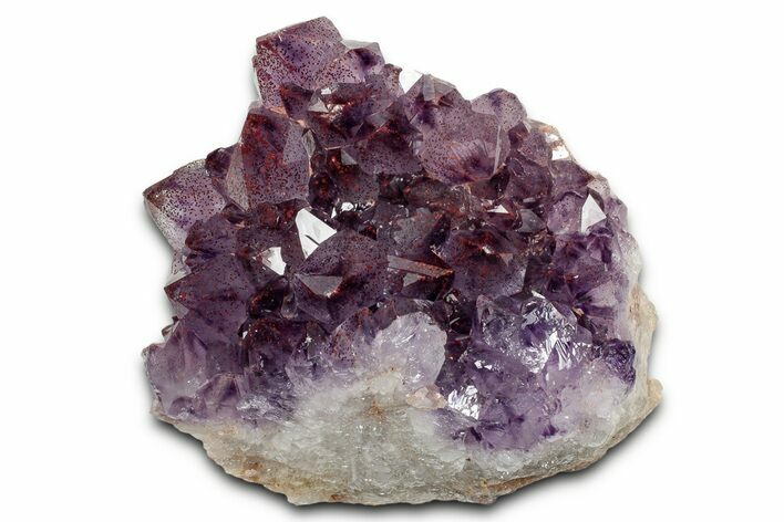 Thunder Bay Amethyst Cluster with Hematite #337178